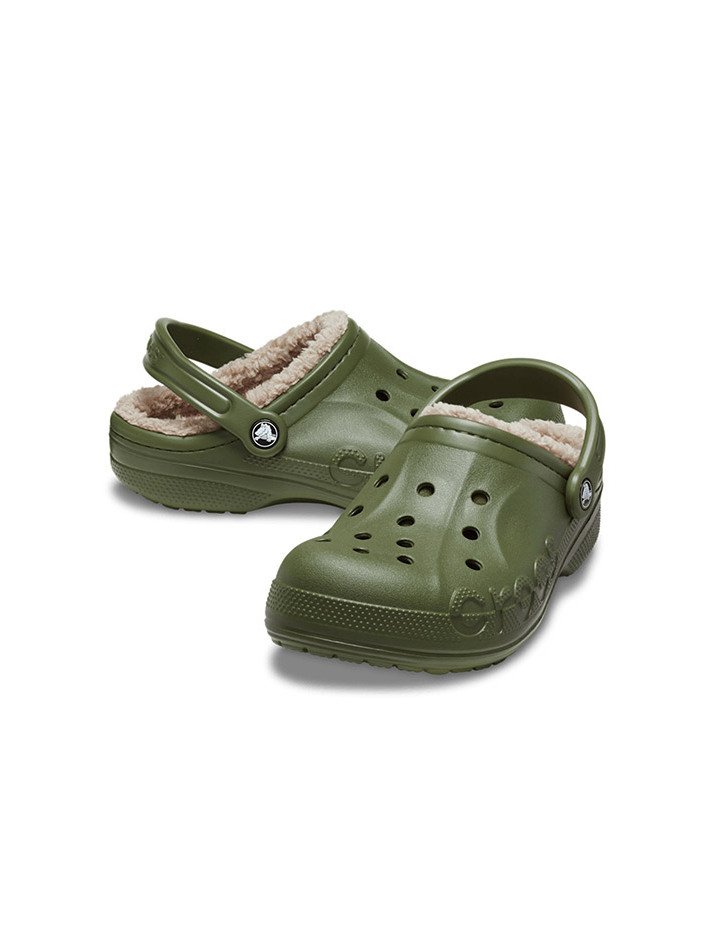 [크록스 정품] 바야 라인드 클로그 공용 털샌들 205969-3TC