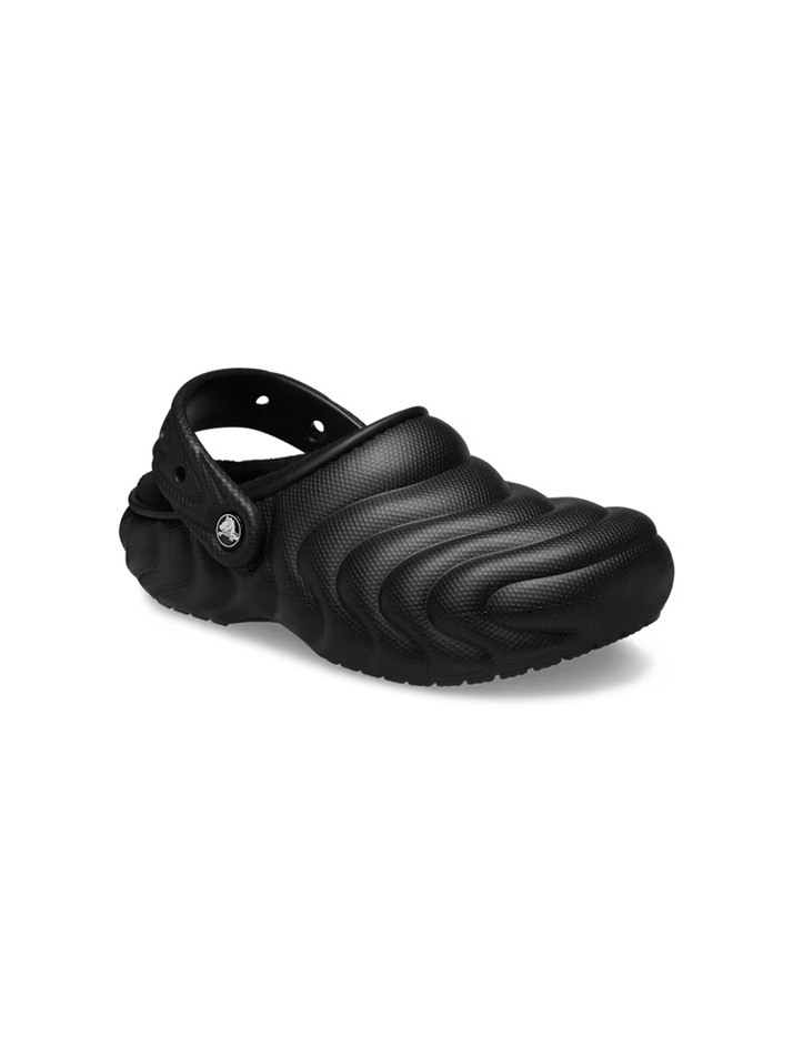 [크록스 정품] 클래식 라인드 오버퍼프 클로그 공용 털샌들 210059-001