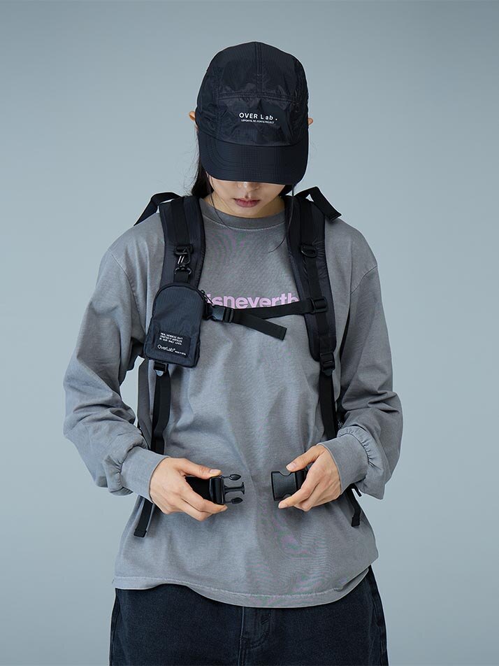 [OverLab] 오버랩 OVPR-127 패러 백팩 L 블랙