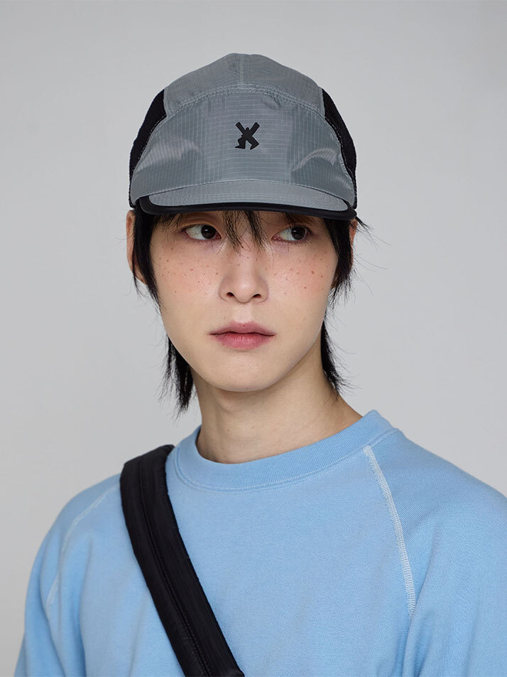 [OverLab] OVPR-135 / 러닝 메쉬 캠프캡 그레이