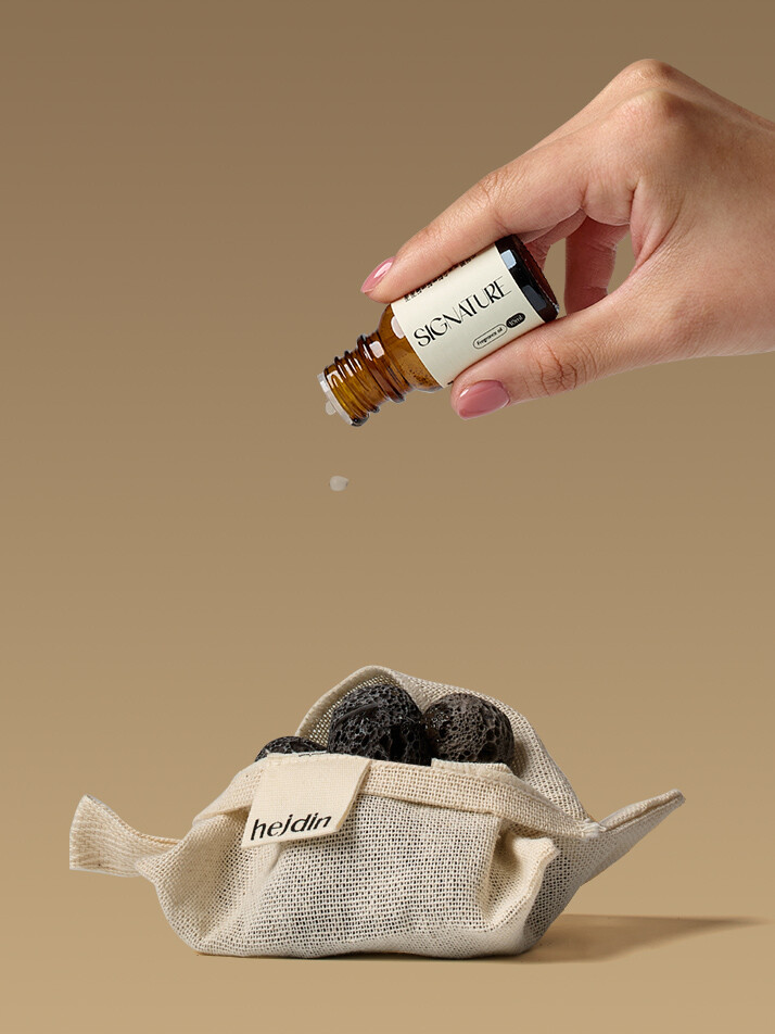 제주 화산석 조각 스톤 볼 사쉐