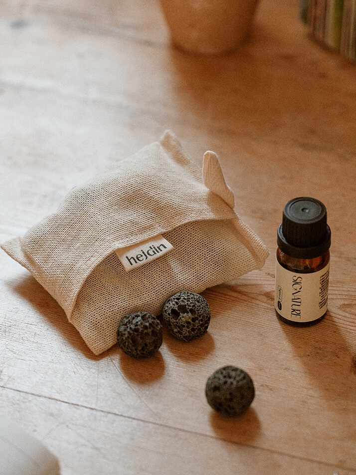 제주 화산석 조각 스톤 볼 사쉐