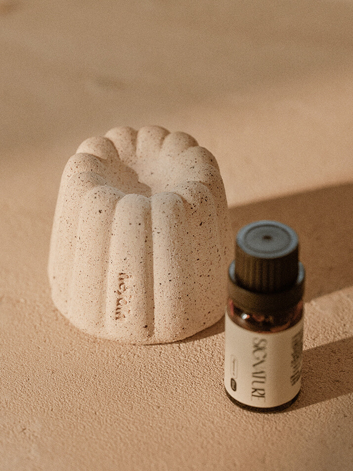 제주 화산석 도자기 블룸 디퓨저 세트