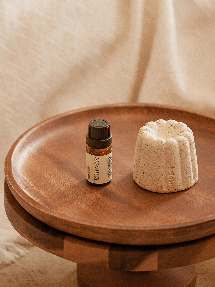 제주 화산석 도자기 블룸 디퓨저 세트