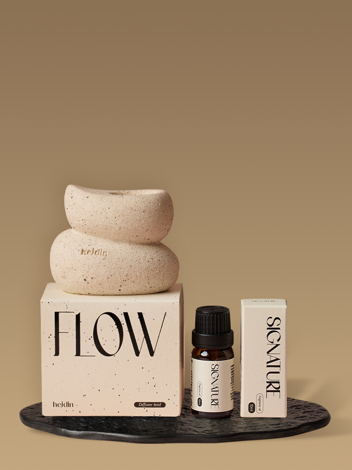 제주 화산석 도자기 플로우&아일랜드인센스홀더 디퓨저 3종 세트