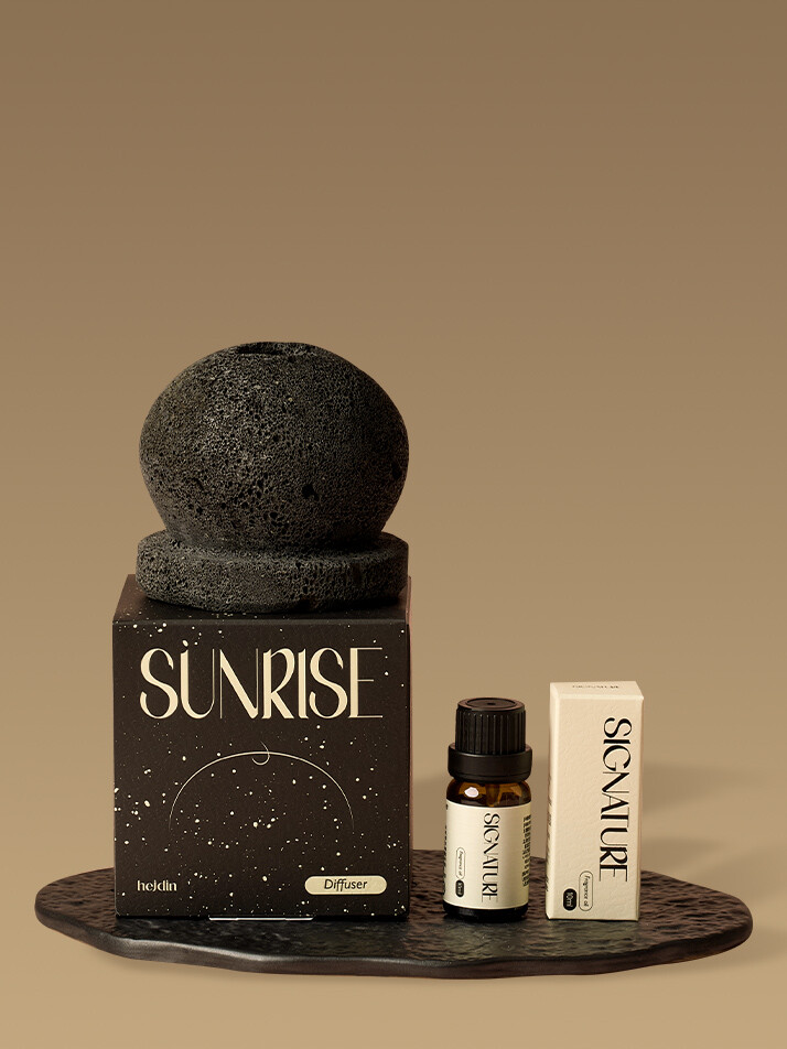 제주 화산석 스톤 선라이즈&아일랜드인센스홀더 디퓨저 3종 세트