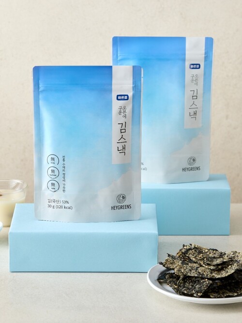 [헤이그린스 바른결] 오븐에 구운 김스낵 30g, 국산