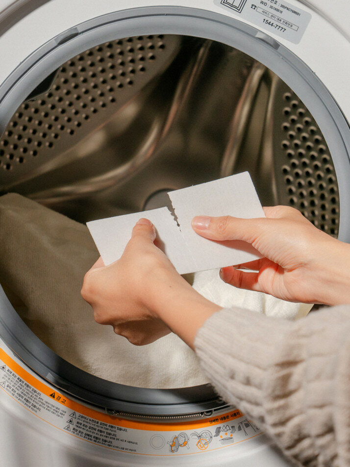 [엘르x일오오오] 소프소프 고농축 종이세제 런드리시트(60매)