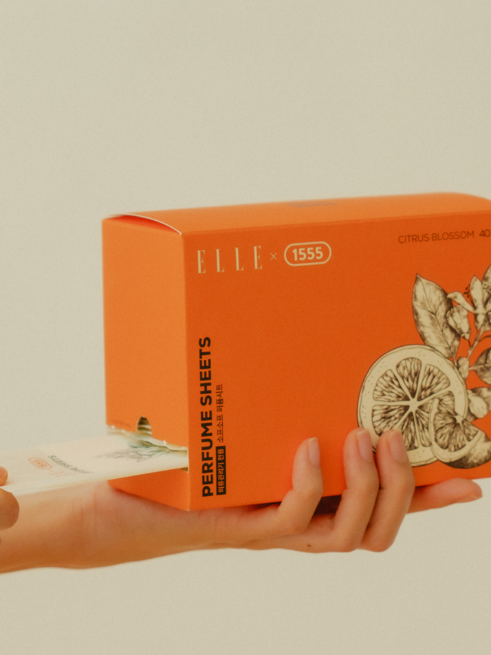 [엘르X일오오오] 소프소프 의류관리기전용 퍼퓸시트 시트러스 블라썸향 (40매)