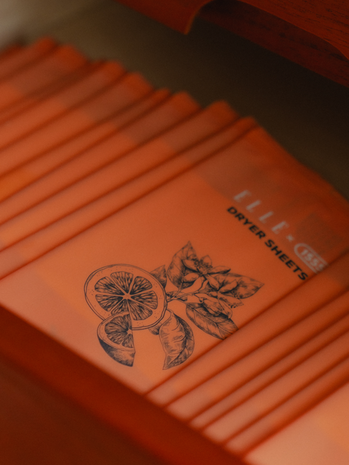 [엘르X일오오오] 소프소프 건조기용 섬유유연제 드라이시트 시트러스 블라썸향(40매)