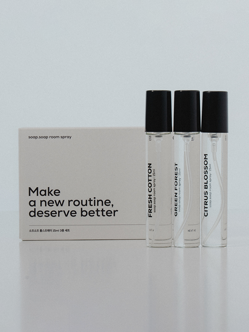 소프소프 멀티 룸스프레이 15ml 3종 SET