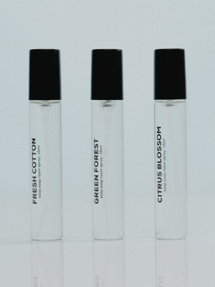 소프소프 멀티 룸스프레이 15ml (3가지 향/패브릭 겸용)