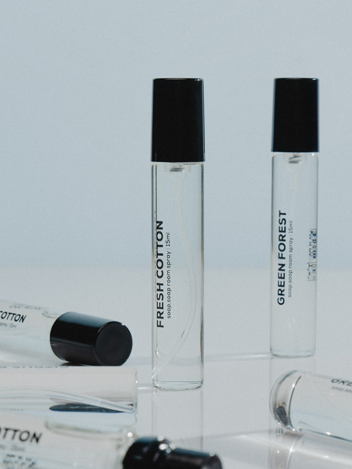 소프소프 멀티 룸스프레이 15ml (3가지 향/패브릭 겸용)