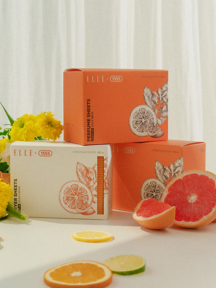 [엘르X일오오오] 소프소프 건조기용 의류관리기용 드라이시트+퍼퓸시트 세트 (80매)