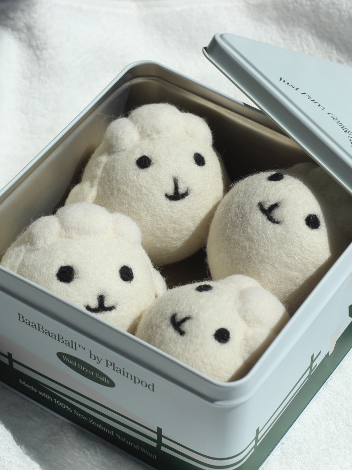 [플레인팟] 건조기용 울볼 바바볼 틴케이스 세트