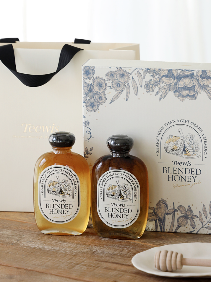 티위즈 프리미엄 블렌딩 허니 2구 명절 선물세트(쇼핑백 증정)