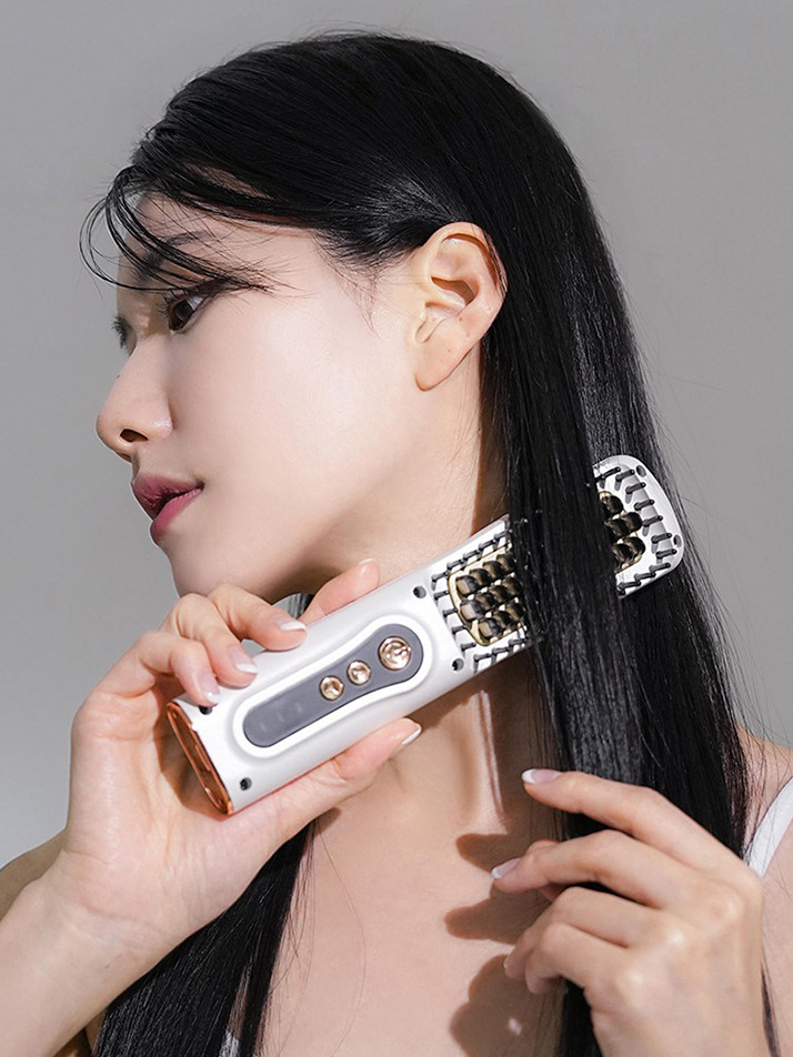 글로우비 뿌볼 헤어스타일러 무선 고데기