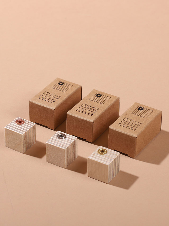 아로마코 센트홈 인센스 우든홀더 3종