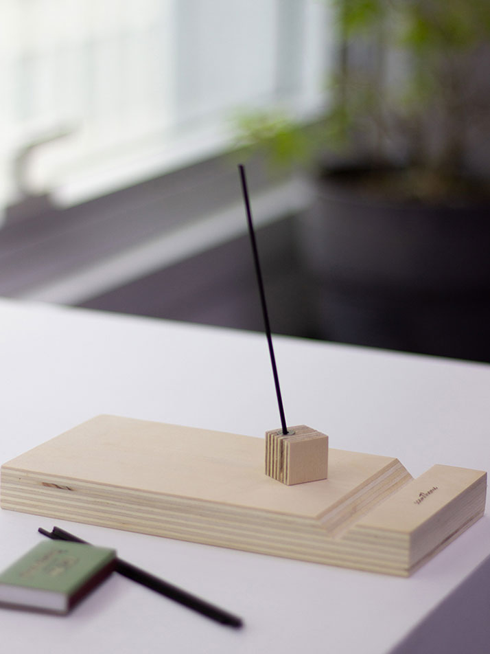 아로마코 센트홈 인센스 우든홀더 3종