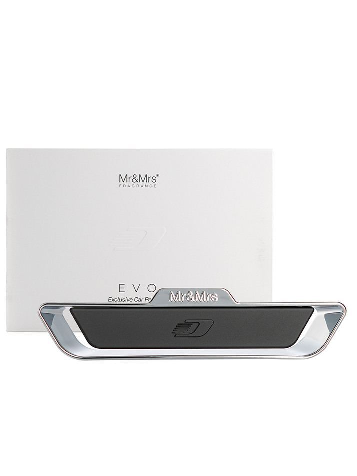 미스터앤미세스 차량용방향제 에보 매트블랙 크롬실버