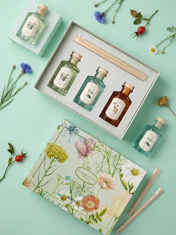 아로마코 르자뎅 시크릿 디퓨저 컬렉션 100ml 3개 세트