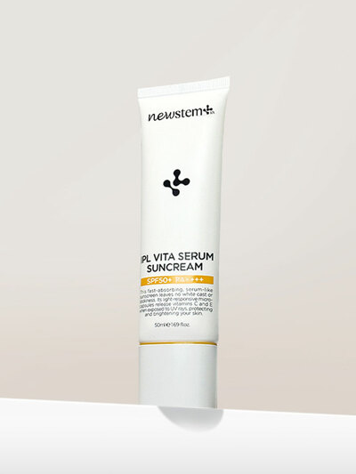 뉴스템 알엑스 아이피엘 비타 세럼 선크림 50ml