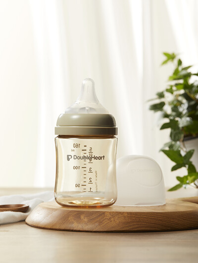 더블하트 모유실감 3세대 PPSU 오후의베이지 160ml (S)