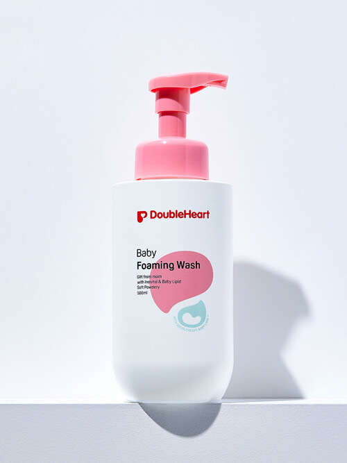 더블하트 베이비 포밍워시 소프트파우더리향 500ml