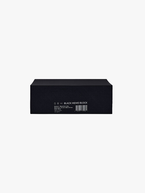 GBH HOME BLACK MEMO BLOCK