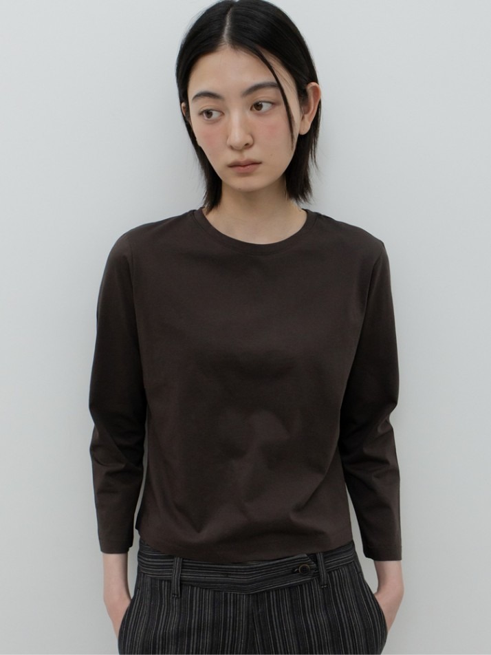GBH APPAREL 8 SINGLE STITCH TOP / BROWN