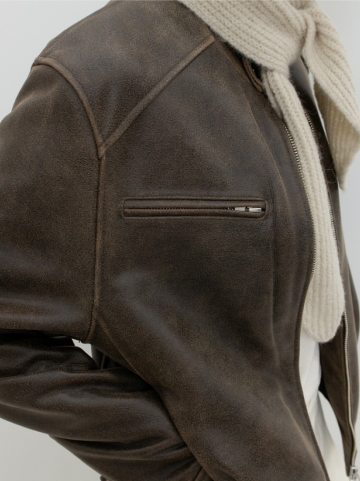 GBH APPAREL VINTAGE RIDER JACKET / GRAIN