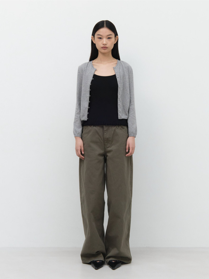 GBH APPAREL WIDE CINCH-BACK JEAN / KHAKI