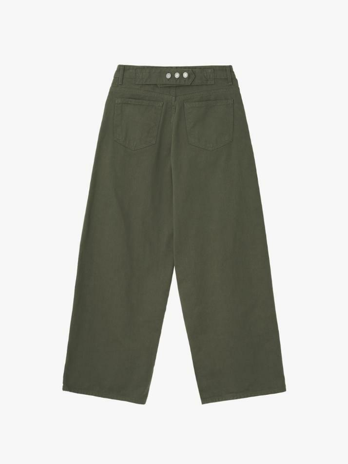 GBH APPAREL WIDE CINCH-BACK JEAN / KHAKI
