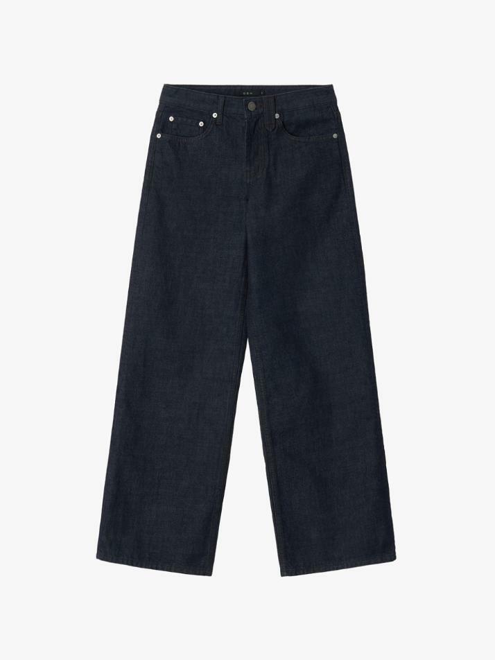 GBH APPAREL WIDE STRAIGHT FIT JEANS / INDIGO
