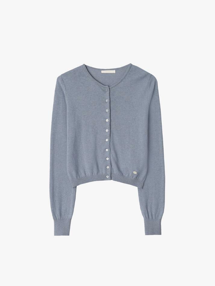 GBH APPAREL CASHMERE ANG CARDIGAN / SOFT BLUE