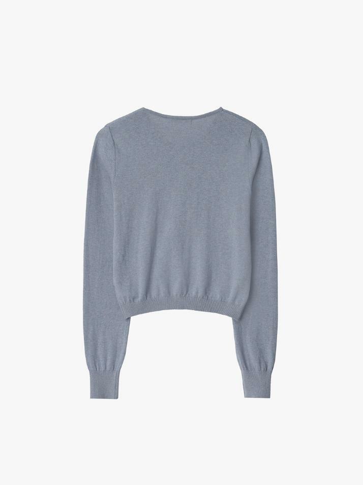 GBH APPAREL CASHMERE ANG CARDIGAN / SOFT BLUE