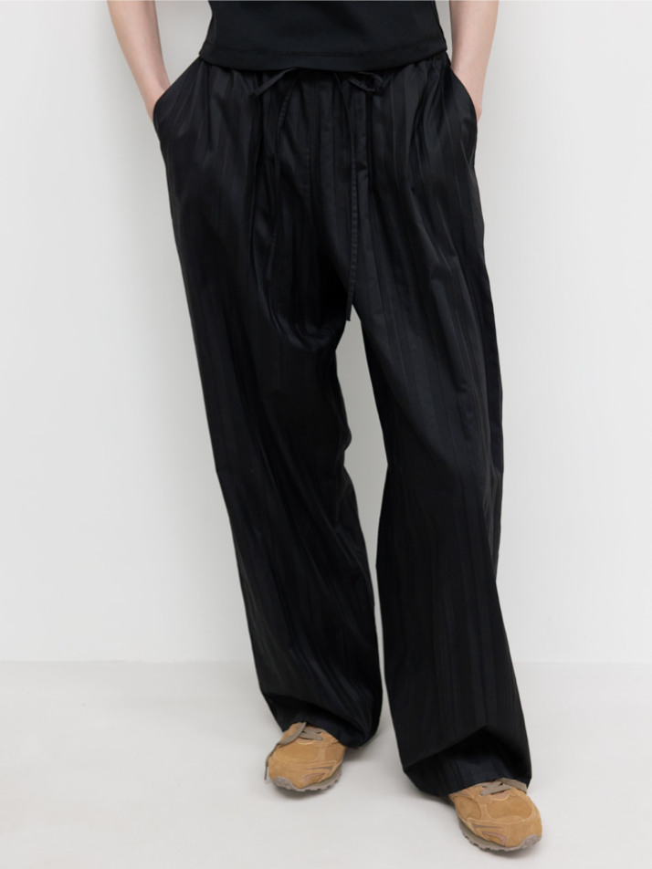 DRAWSTRING PANTS / BLACK