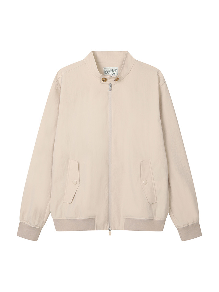 BB LEGACY FIT MEN HARRINGTON JUMPER_BEIGE