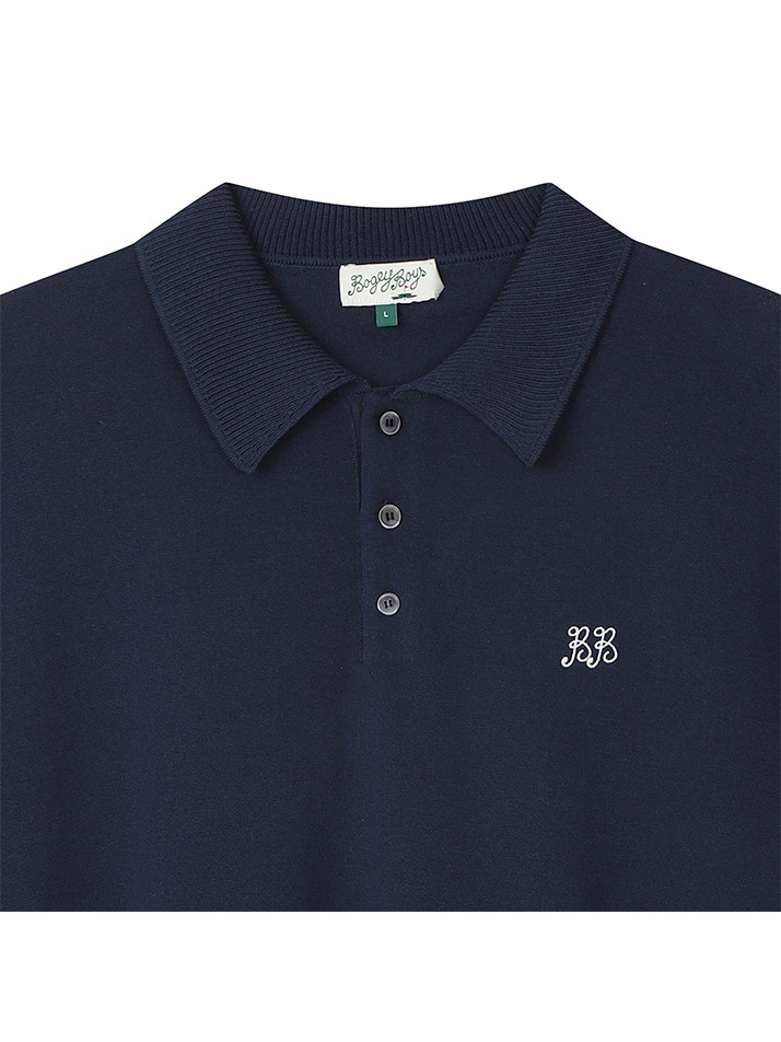 BB LEGACY FIT MEN POLO KNIT_NAVY