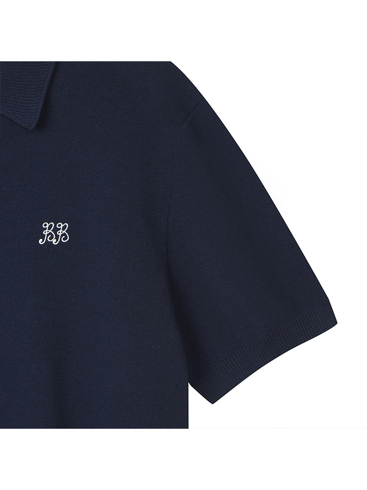 BB LEGACY FIT MEN POLO KNIT_NAVY