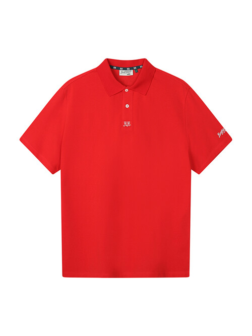 BB LEGACY FIT MEN POLO T-SHIRT_RED
