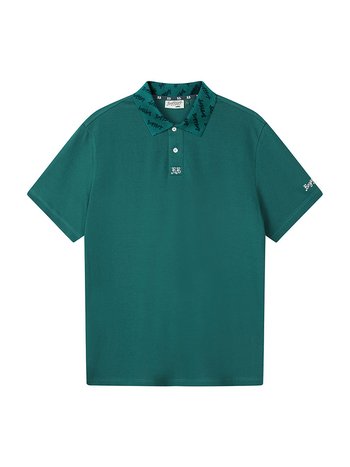 BB LEGACY FIT MEN POLO T-SHIRT_GREEN