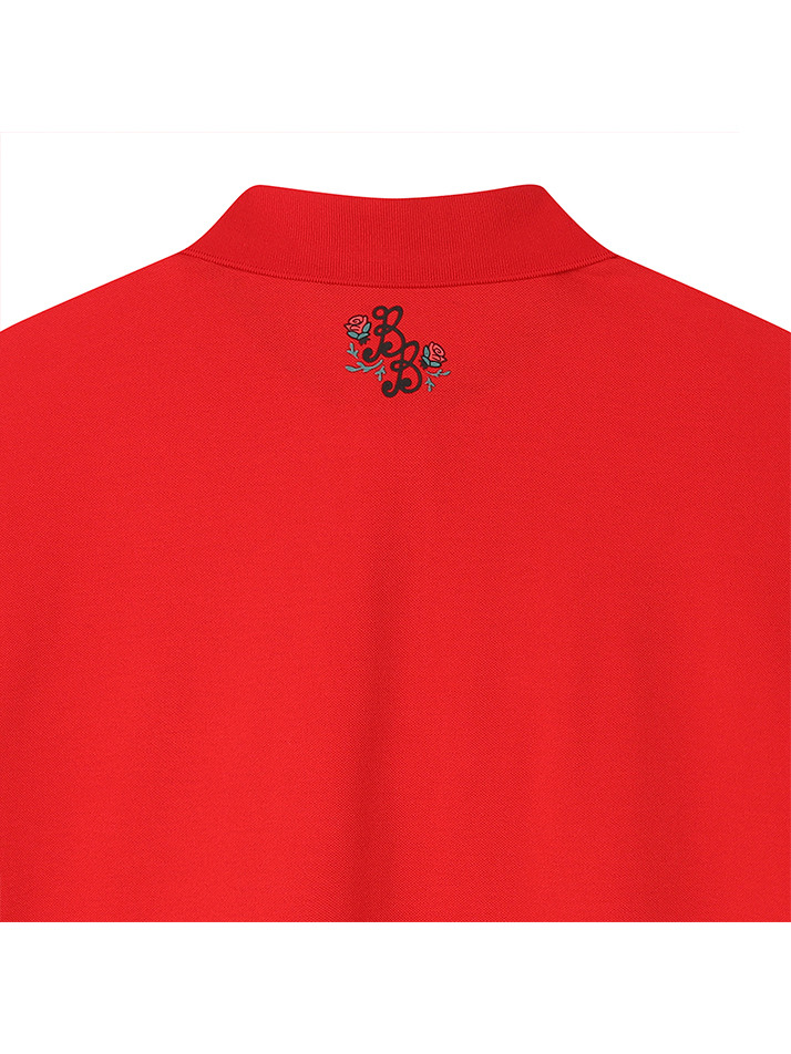 BB LEGACY FIT MEN POLO T-SHIRT_RED