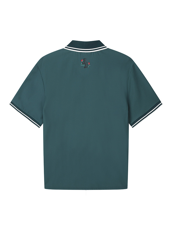 BB ACTIVE MESH BLOCKCORE MEN T-SHIRT_GREEN