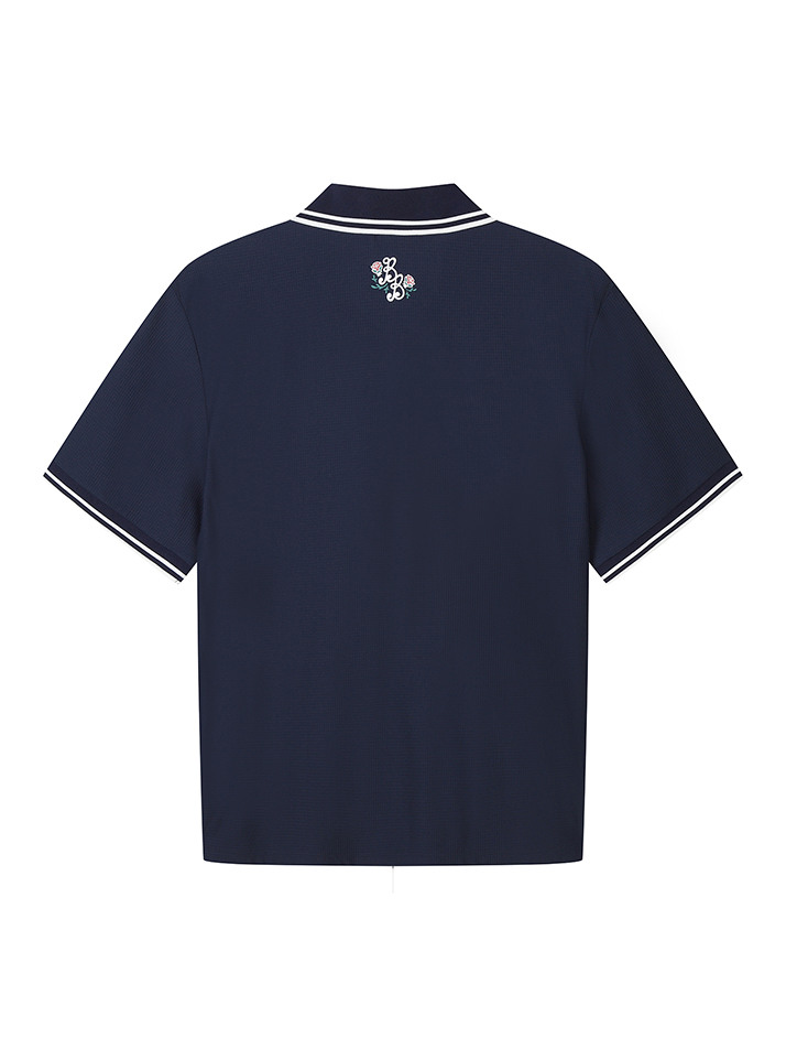 BB ACTIVE MESH BLOCKCORE MEN T-SHIRT_NAVY