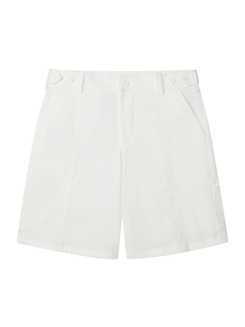 BB LEGACY FIT MEN CAVALRY SHORTS_WHITE