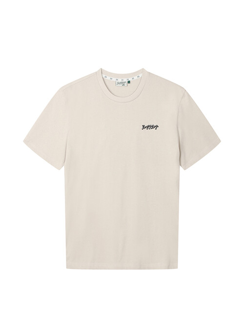 BB CELEBRATE ROUND UNISEX T-SHIRT_BEIGE