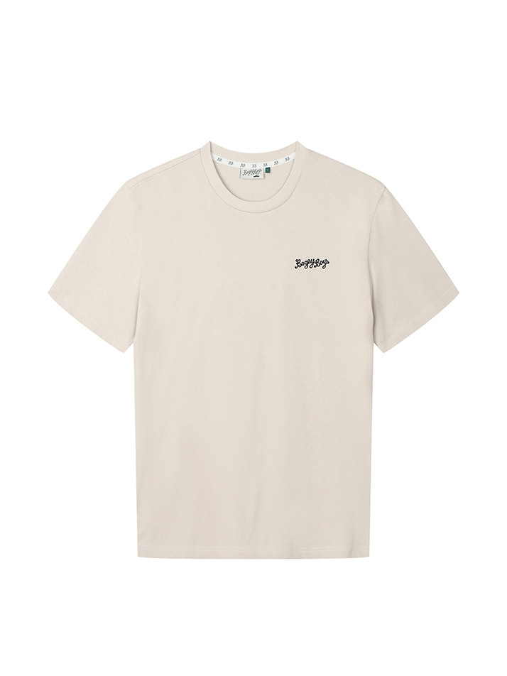 BB CELEBRATE ROUND UNISEX T-SHIRT_BEIGE