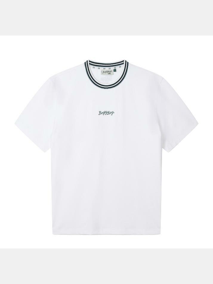 BB FAST DRYING UNISEX ROUND T-SHIRTS_WHITE