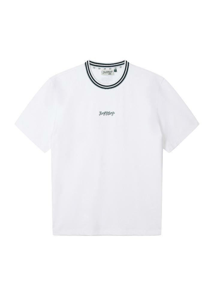 BB FAST DRYING UNISEX ROUND T-SHIRTS_WHITE
